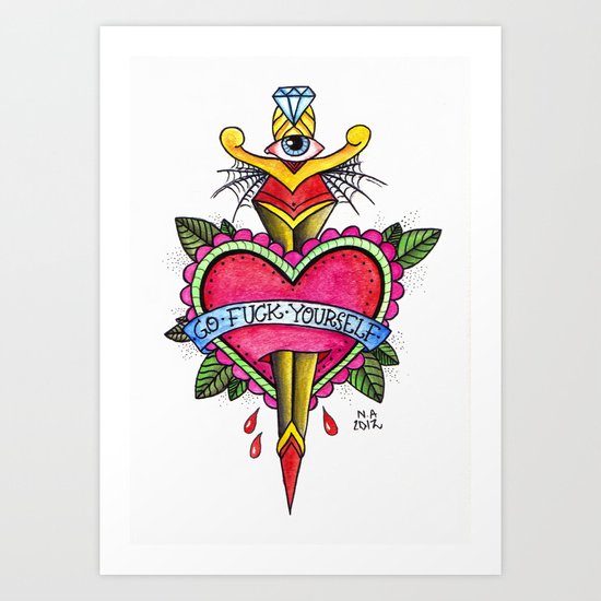 Dagger Art Print