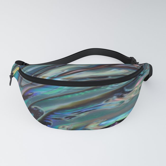 Green Abalone Iridescent Pearl Shell Fanny Pack