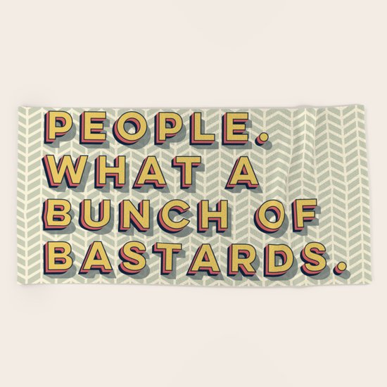 Bastards Beach Towel