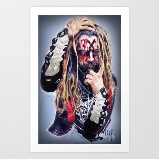 Rob Zombie Art Print