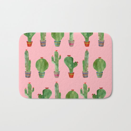 Cactus Pink!! Bath Mat