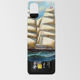 Antonio Jacobsen The Ship Young American at Sea Android Card Case