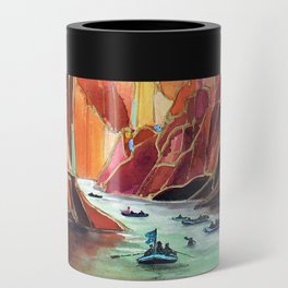 Grand Canyon Rig to Flip Abstract Canyon Can Cooler