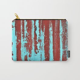 Rusty slough metal sheel wall background Carry-All Pouch