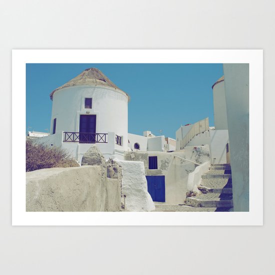 Windmill House III Art Print