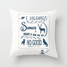 I Solemnly Swear... Throw Pillow