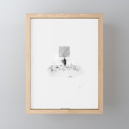 Istanbul Art work Framed Mini Art Print