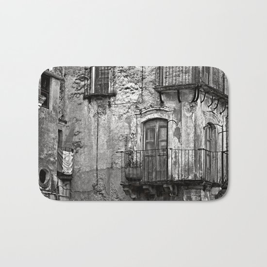 SICILIAN MEDIEVAL FACADE Bath Mat