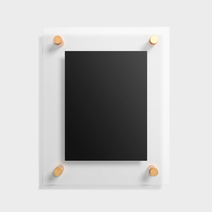 Solid Black Floating Acrylic Print