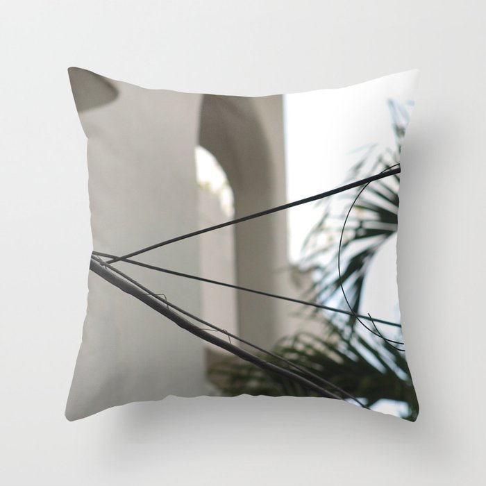 wired Throw Pillow