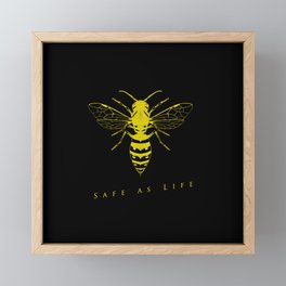 Wasp Framed Mini Art Print
