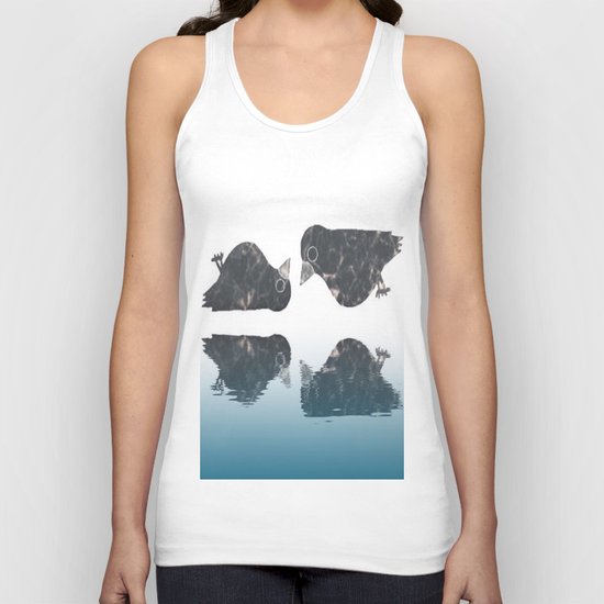 crow-182 Unisex Tank Top