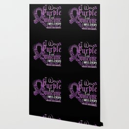 I Wear Purple Miss Pancreatic Cancer Awareness Wallpaper