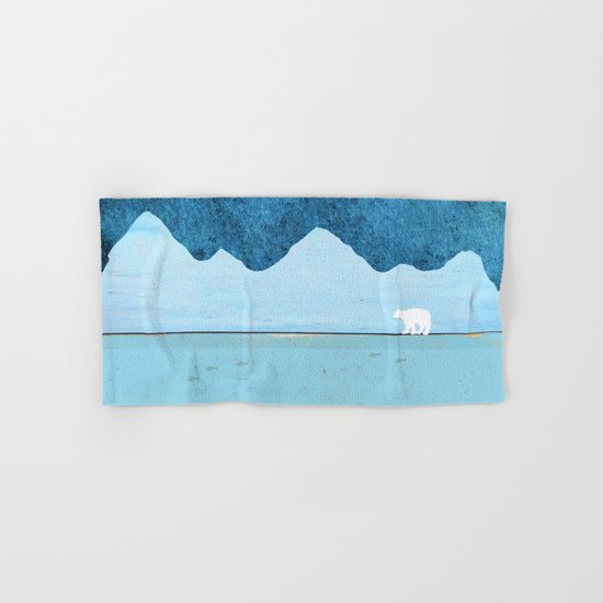 Fishing in the Arctic Hand & Bath Towel