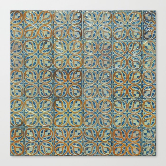 Moroccan Mosaic Tile Canvas Print