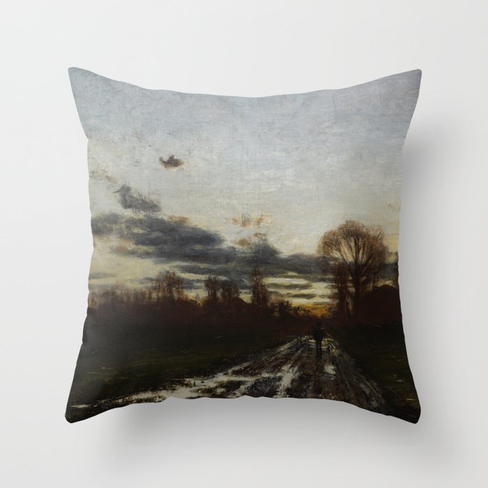 Sunrise - T. C. Steele 1886 Throw Pillow