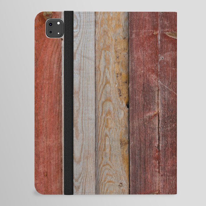 Decorative wood wall iPad Folio Case