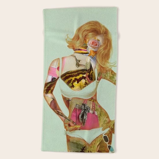 PAPER DOLL Beach Towel