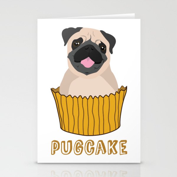 Pugcake Stationery Cards