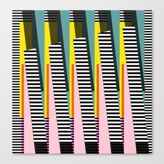 Stripped Canvas Print