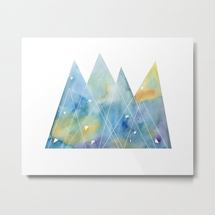 Winter mountains Metal Print