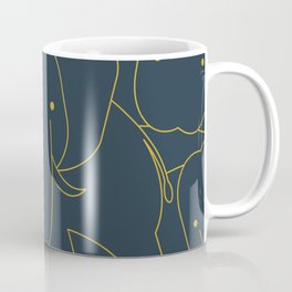 Minimalist Elephant Coffee Mug