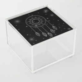 Mystic space dreamcatcher with stars Acrylic Box