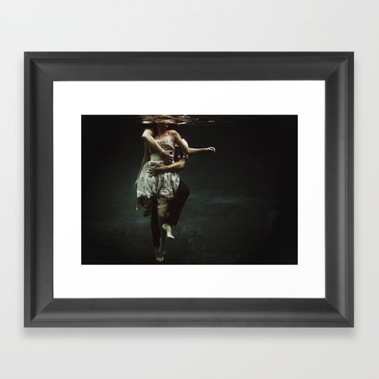 abyss of the disheartened : V Framed Art Print