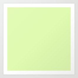 Lime Mist Art Print