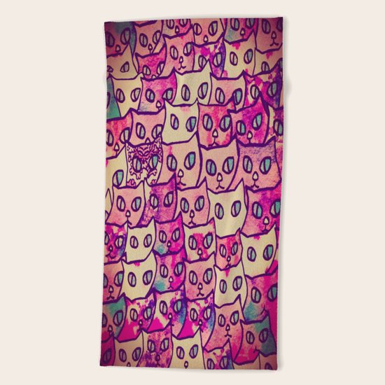 cat-112 Beach Towel