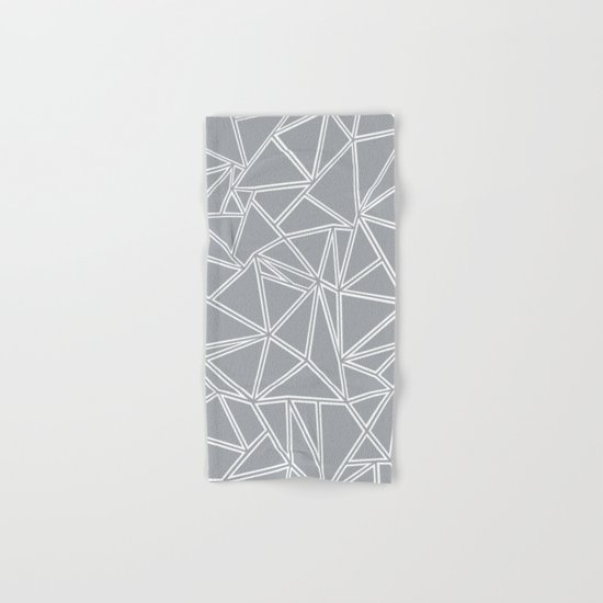 Ab Blocks Grey #2 Hand & Bath Towel