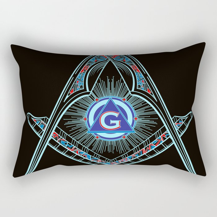 Freemason Symbol Rectangular Pillow