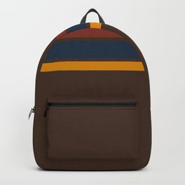 Retro trio on brown 2 Backpack