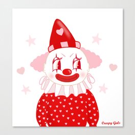 Poopywise the Clown Canvas Print