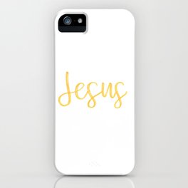 Jesus iPhone Case