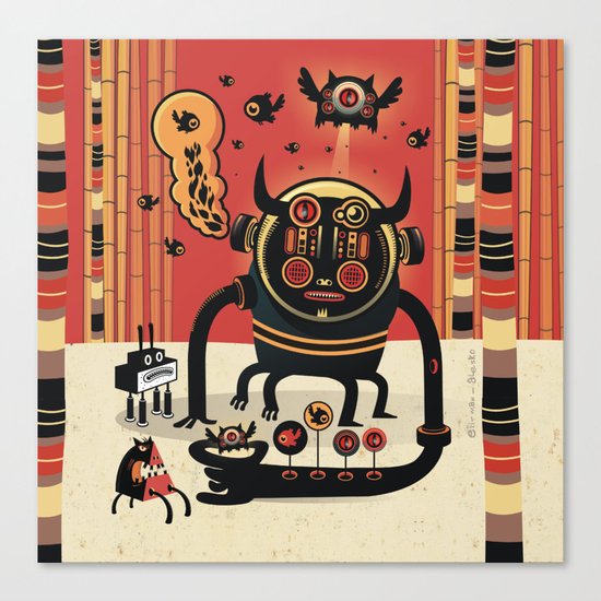 Insect catcher Canvas Print