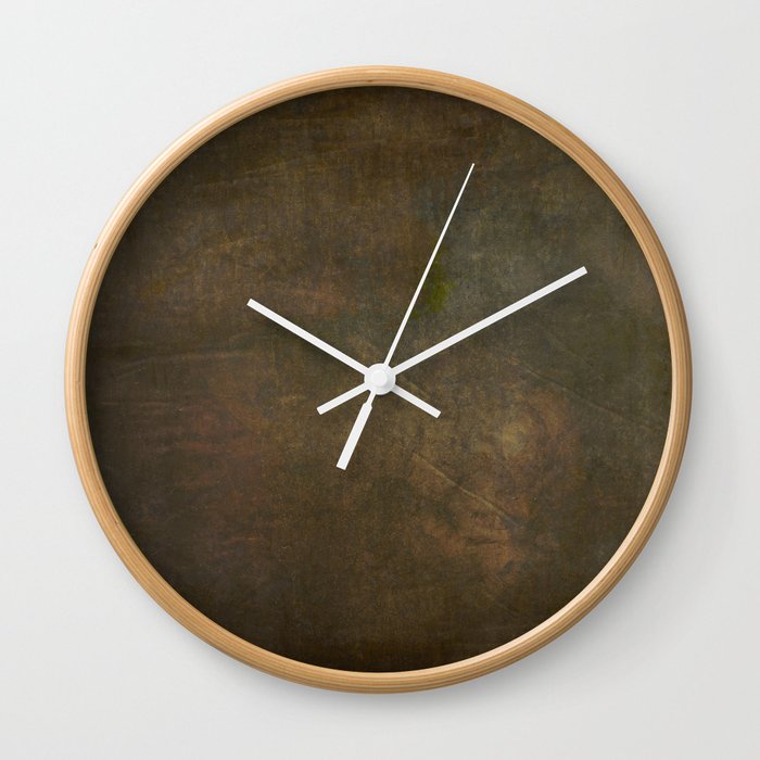 Old Brown Wall Clock