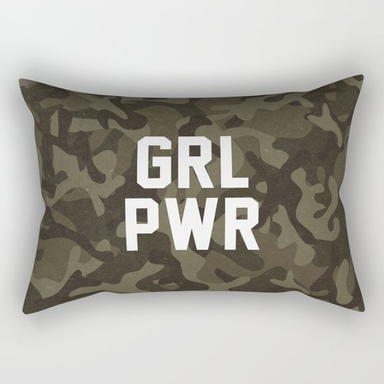 GRL PWR Rectangular Pillow