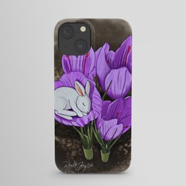 Sleepy Bunny iPhone Case