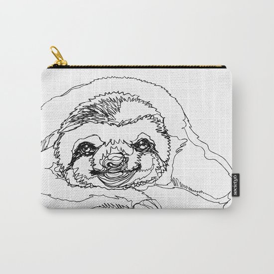 Lazy Slothurday Carry-All Pouch