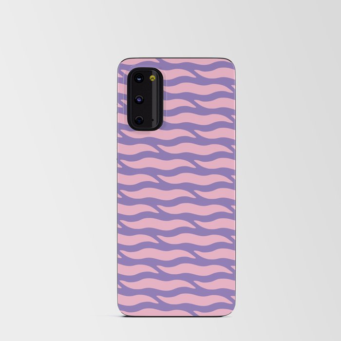 Tiger Wild Animal Print Pattern 351 Lilac and Pink Android Card Case