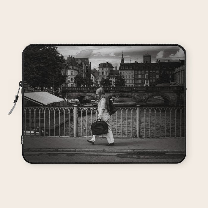 Middle east woman going to work Laptop Sleeve