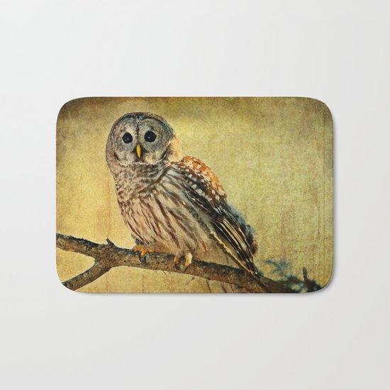 Solitude Stands While Wisdom Draws Near Bath Mat