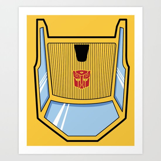 Transformers - Sunstreaker Art Print