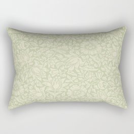 William Morris Vintage Mallow Apple Green Rectangular Pillow