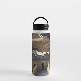 China Photography - The Great Wall Of China By The Grassy Mountain Water Bottle