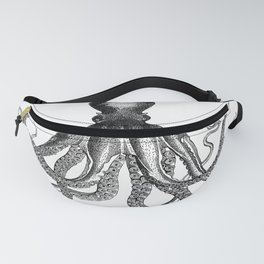 Octopus | Vintage Octopus | Tentacles | Black and White | Fanny Pack