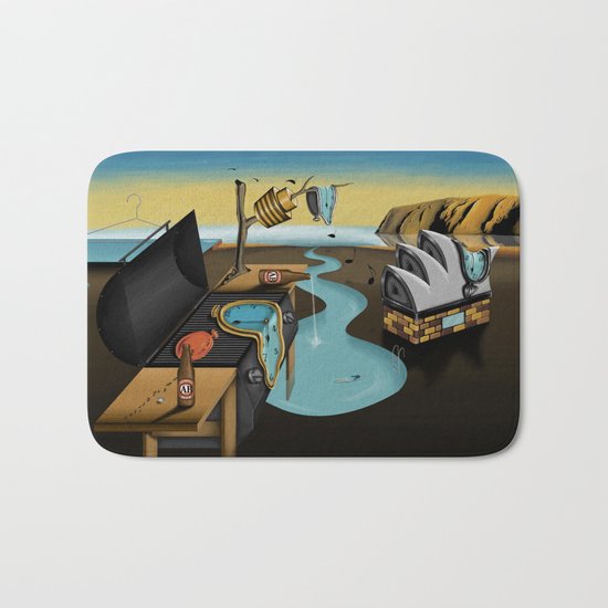 Where Time Stands Still - Surreal Sydney Bath Mat