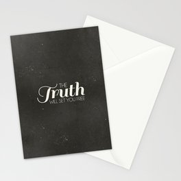 The Truth Will Set You Free - John 8:32 Stationery Cards