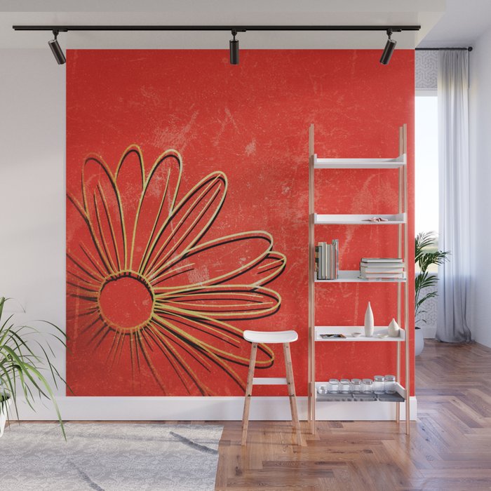 Celebrate Red! Wall Mural by Artistic Home Accessories Society6
